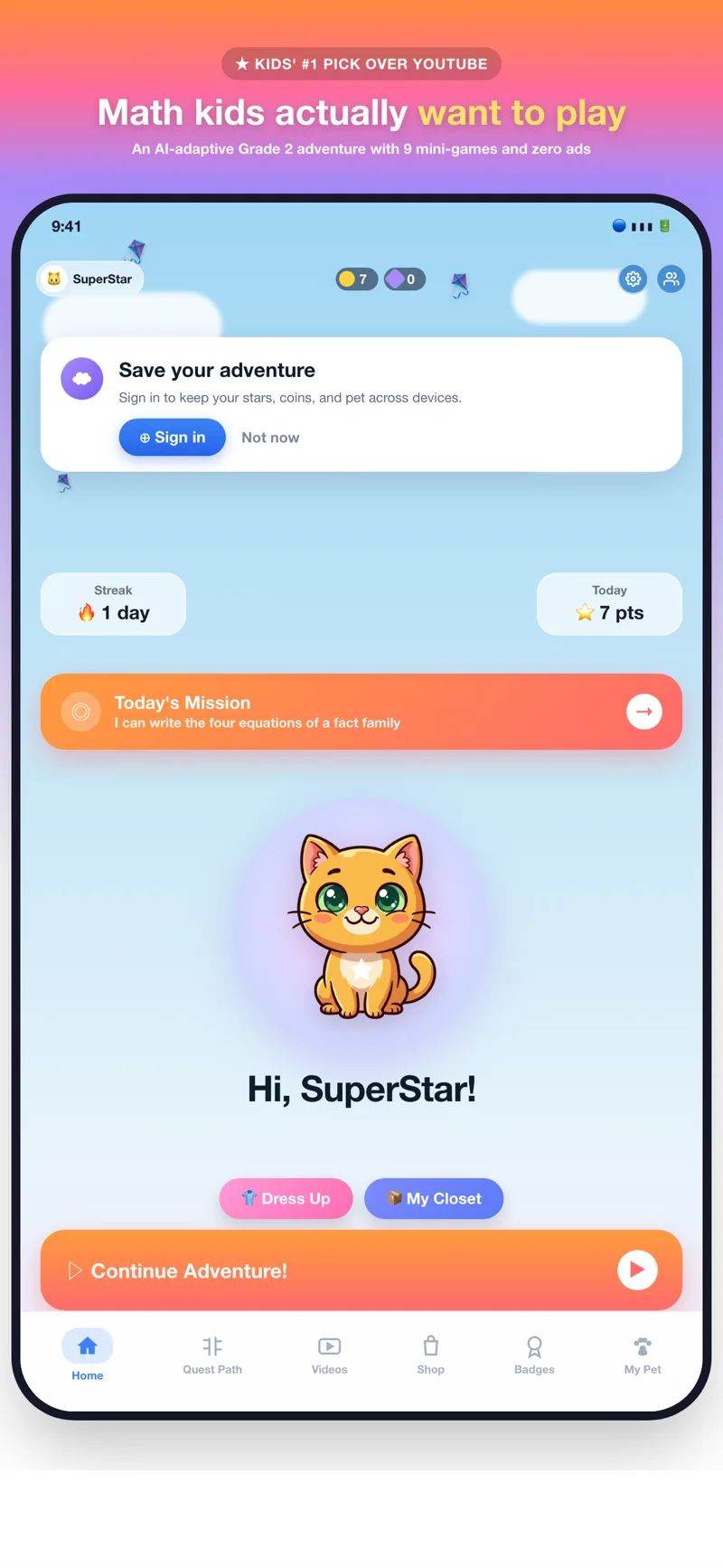 Open Learning Labs home screen